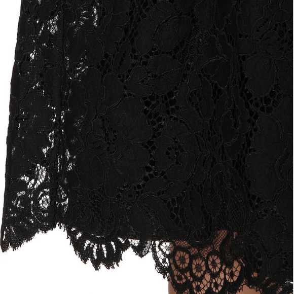 🍒NWT🍒 TED BAKER BLACK LACE FULL SKIRT - Picture 11 of 15